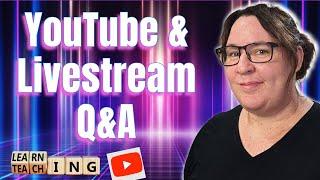 Going Live on Youtube Live Q&A