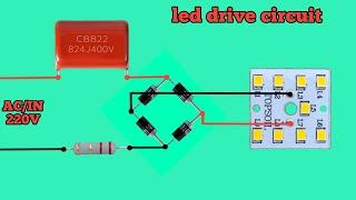 led drive circuit banaye AC/IN 220V To 3V 6V 9V 12V 24V Led Bulb Drive Project