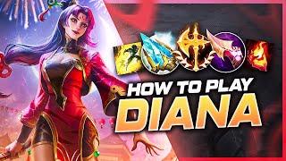 HOW TO PLAY DIANA SEASON 13 | NEW Build & Runes | Season 13 Diana guide | League of Legends