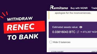 How to Withdraw RENEC Token from Remitano - Swap Remitano Network Coin