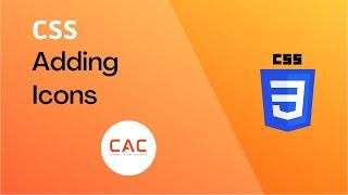 CSS Adding Icons - CSS 3 Course