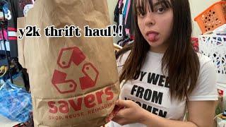 Y2K THRIFT HAUL!!! (2000s edgy grunge style)