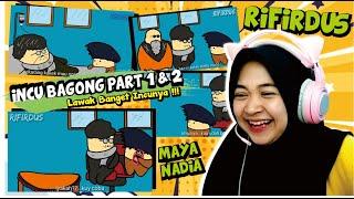 R 3 || Incu Bagong si Aki - Sangatlah Membagongkan  || Maya Nadia Reaction Rifirdus