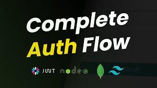 Full Stack Login System with JWT Authentication using Node, Next, Tailwind & MongoDB