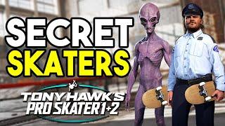 Tony Hawk's Pro Skater 1 And 2: All Secret Skaters Unlocked!