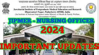 JIPMER- பாண்டிச்சேரி NURSING OFFICER -2024  RECRUITMENT UPDATES விரைவில்