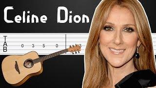 Je sais pas - Céline Dion Guitar Tabs, Guitar Tutorial, Guitar Lesson