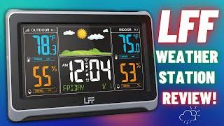 LFF Weather Station LSW200 REVIEW! // Best Budget Weather Station + Atomic Clock? ️