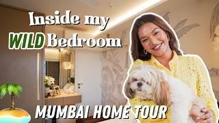 Inside my "WILD" BEDROOM in My Dream Home! Tropical Bedroom Tour | Sarah Squad Home