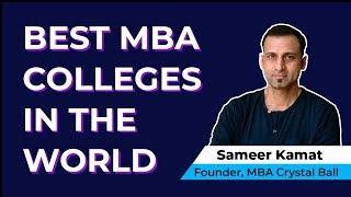 Best MBA Colleges in the World - USA, Canada, UK, Australia, India
