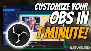 How To Change Your OBS Theme in 1 Minute!