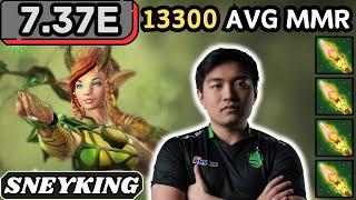 7.37e - Sneyking ENCHANTRESS Hard Support Gameplay - Dota 2 Full Match Gameplay