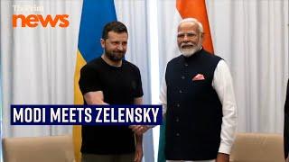 PM Modi holds bilateral meeting with Ukraine President Zelensky in Italy