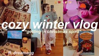 COZY WINTER DAY IN MY LIFE VLOG  getting in the christmas spirit, holiday baking & cozy vibes