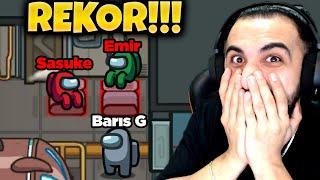 REKOR!! OYUN BAŞLAR BAŞLAMAZ IMPOSTOLARI BULDUM!! EKİPLE AMONG US | Barış Can