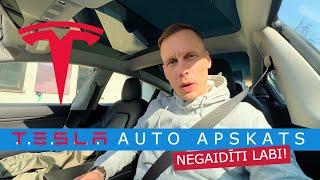 Kā ir braukt ar Teslu? Pirmo reizi mūžā braucu ar šādu auto...