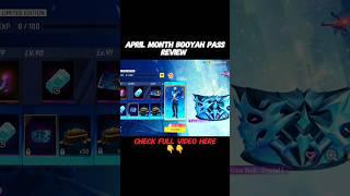 April month booyah pass full review in free fire max |2024| season 16 booyah pass full review #viral