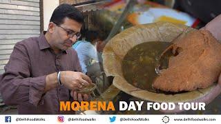 MORENA Day Street FOOD Tour I BEST Poha in MP + Kati hui BEDAI + Jalebi Dahi & Sev + Masaledar PEDA