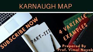 K-MAP (Karnaugh Map) Part 3|| 4 variable example || simple || Important for Gate Exam