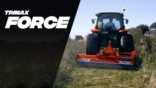 New Trimax Force Flail Mower - Roadside/ Open Space Management Powerhouse - AU Promo