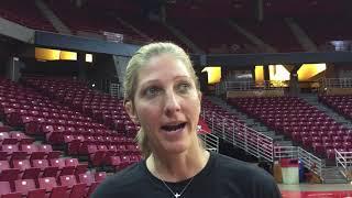 ISU women’s basketball coach Kristen Gillespie