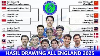 HASIL DRAWING ALL ENGLAND 2025. 𝗗𝗥𝗔𝗪𝗡𝗬𝗔 𝗡𝗘𝗥𝗔𝗞𝗔!!  #allengland2025 #allengland