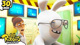 RABBIDS INVASION | Compilation 30 min - Experimentation Rabbids | Raving Rabbids