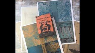 4 Halloween Little Junk Journal Books Library Edition No.4  Digital Kit