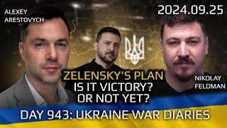 War in Ukraine, Analytics. Day 943: Zelensky's Peace Plan. Is it Victory or Not Yet? Arestovych