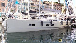 2019 Hanse 675 Sailing Yacht - Deck and Interior Walkaround - 2018 Cannes Yachting Festival