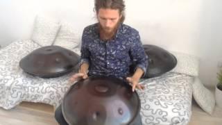 Pasha Aeon - Magic sound of Goa, io handpan, Celtic Minor scale, 2016