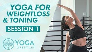 25 Min Yoga for Weight Loss & Toning | Full-body with Yogiyue