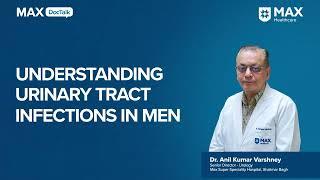 Understanding Urinary Tract Infections in Men | Dr. Anil Kumar Varshney| Max Hospital, Shalimar Bagh