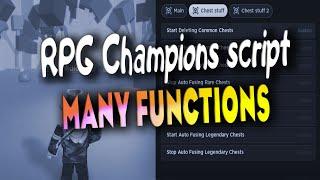 RPG Champions script – (Many Functions)