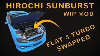 Flat 4 Swapped Hirochi Sunburst [WIP Mod | BeamNG.drive]