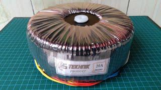 Review trafo toroid donat as tekhnik 20A ct 65 mirip argstore tulungagung