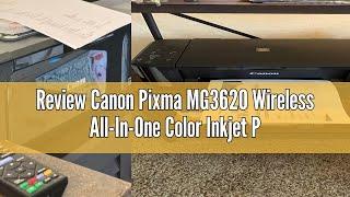 Review Canon Pixma MG3620 Wireless All-In-One Color Inkjet Printer with Mobile and Tablet Printing,