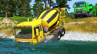 Cars vs River - BeamNG.Drive