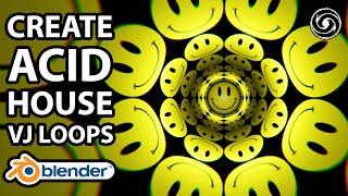 Create Your Own Acid House Looping Animations In Blender 2.9 - Evee VJ Loop Tutorial