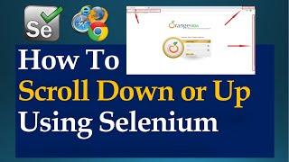 How to Scroll Down or Up using Selenium Webdriver | Java | Beginners Tutorial