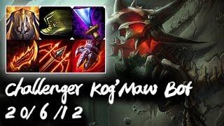 Challenger Kog'Maw Bot vs Xayah | Kiting Beast | Korea High Elo Replays