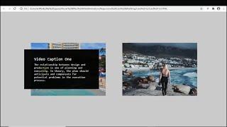 Video Caption Hover Effects using Html and CSS Only  CSS3 Hover Effects