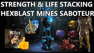 Hexblast Mines Saboteur | PoE 3.22 Trials of the Ancestors