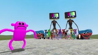 PEENK OLLEPHUNTS VS ALL POPPY PLAYTIME AND SLVM CREATURES, OBUNGA, UNGALIA NEW UPDATE In Garry's Mod