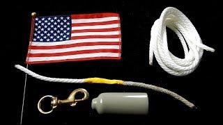 How to Replace a Flagpole Rope (Halyard)