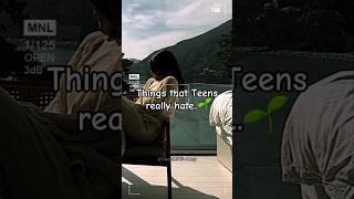 Things that teens really hate.. #trending #vairalshort @aesthx_flower @-1Aiko-.....