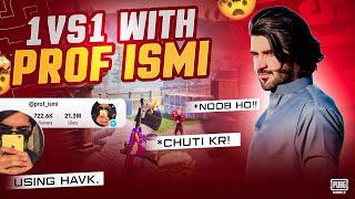 1v1 with prof ismi  M24 vs M24 using havk | pubgmobile | rock Op