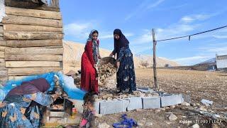 Building a hut in the heart of the mountains: How does a family live in the mountains?