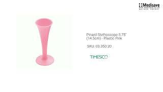 Pinard Stethoscope 5 75 14 5cm Plastic Pink 03 350 20