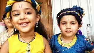 Chhote Chhote Gaiya / Kanha, Balram / Trisha, Yug, Yashomati Maiya Ke Nandlala / Krishna Vlog Lovers